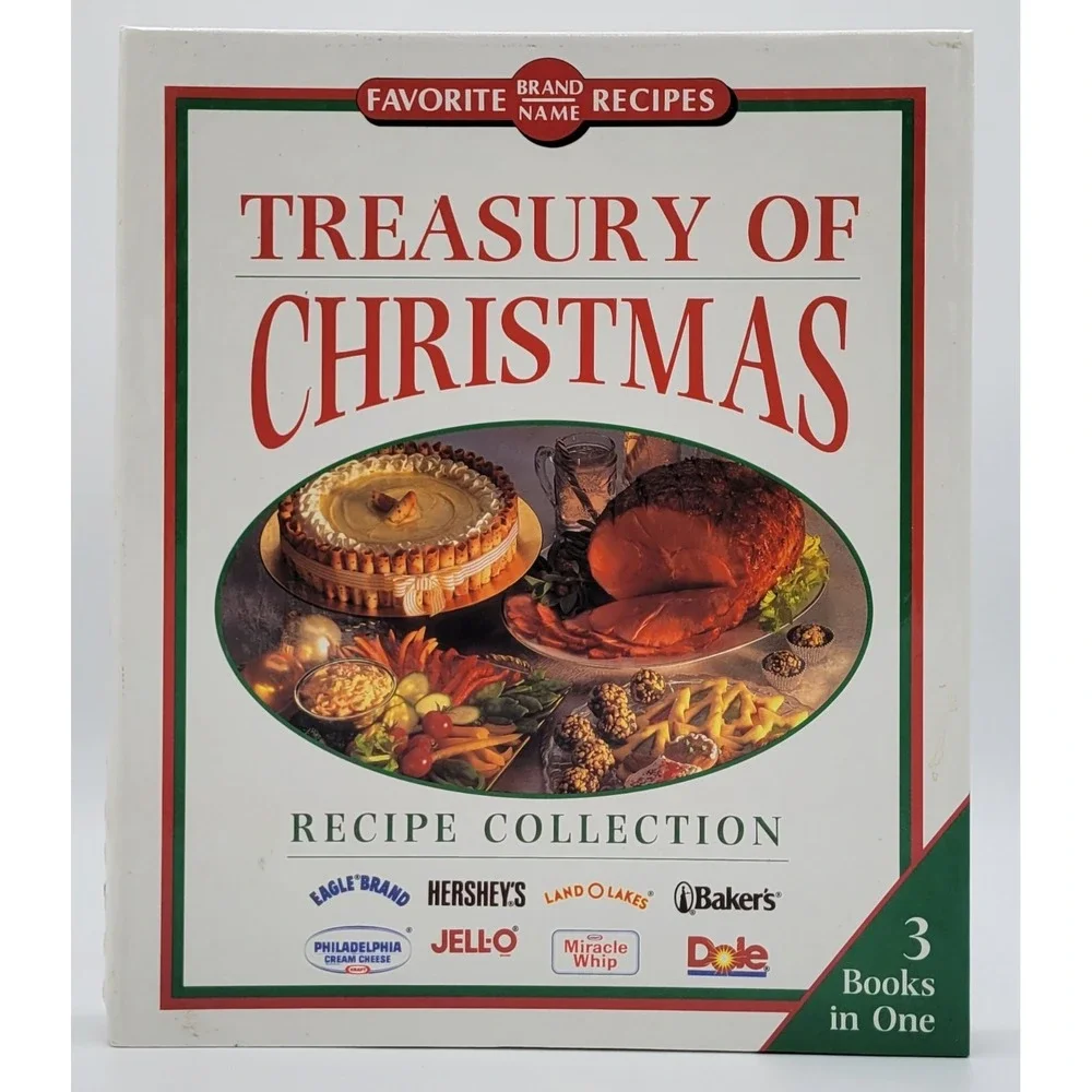 VTG Treasury Of Christmas Recipe Collection Favorite Brand Name Companies 1989